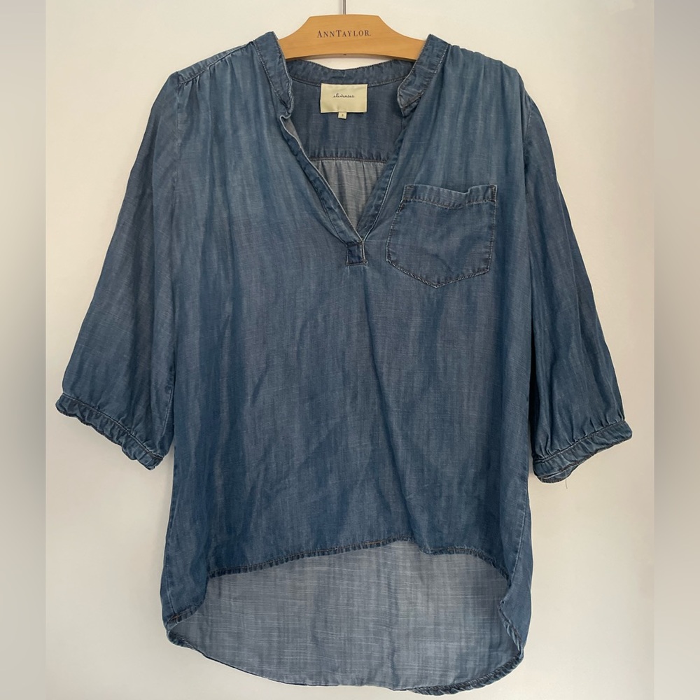 Evereve Denim Top